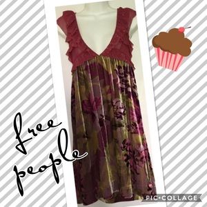 Free People Velvet Dress